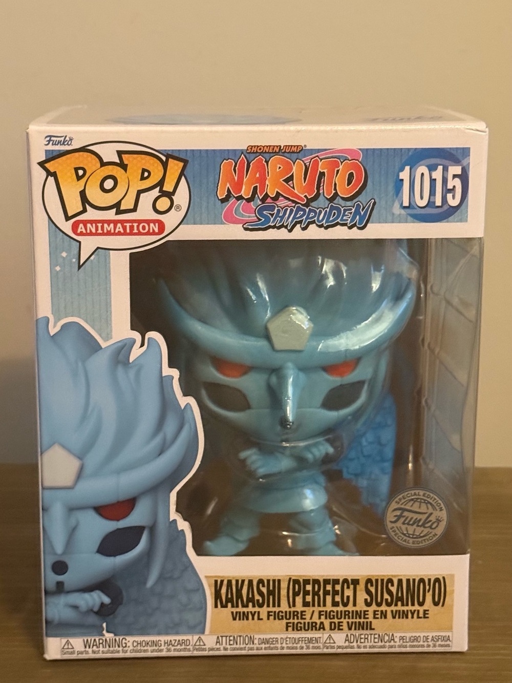 Funko Pop! Naruto Shippuden Kakashi Perfect Susano'o - Light Blue with Red Eyes